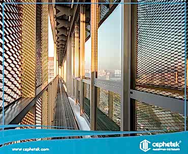 Cephetek Alüminyum Mesh Panel Kaplama